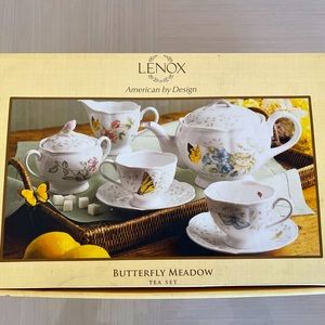 Lenox Butterfly Meadow 9 Piece Tea Set – BRAND NEW